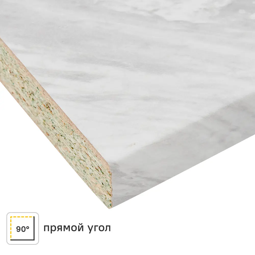 Столешница Delinia Лавант 120x3.8x80 См Бдсп/дсп Цвет Серый ДСП Прямой угол STLM-2041886