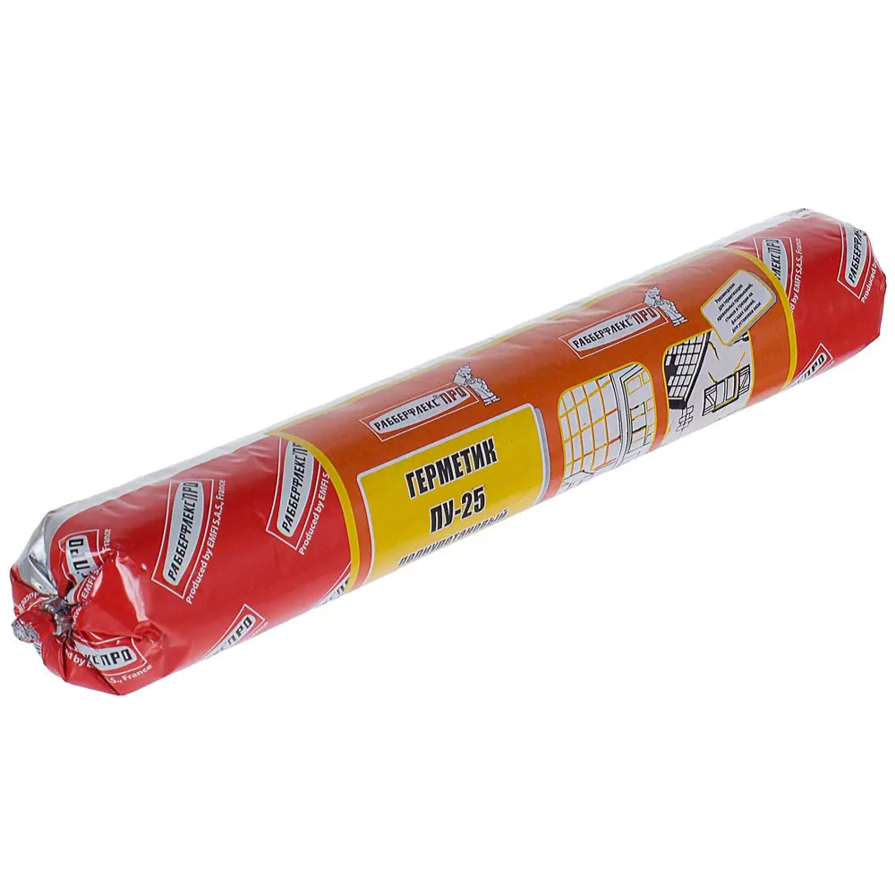 Герметик Рабберфлекс ПРО ПУ-25 600 мл белый STLM-2177712