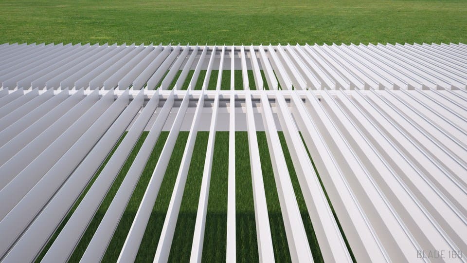 Пергола из алюминия с поворотными пластинами STUDIO 66 BLADE 180 ARCH-00037743 - Вид №34