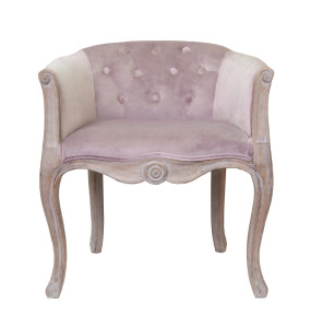 5KS24558-VV Низкие кресла для дома Kandy pink velvet MAK