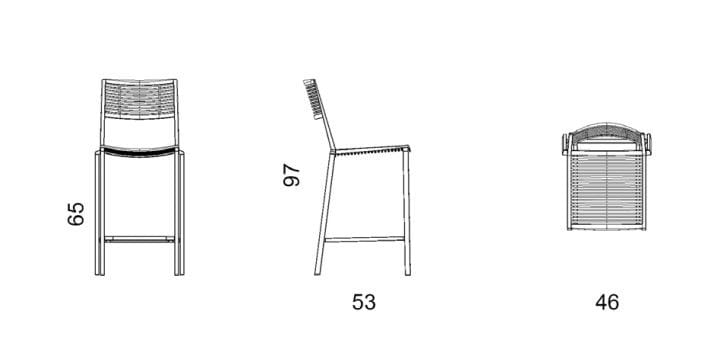 Алюминиевый стул FAST Omnia Selection ARCH-00106761 - Вид №3