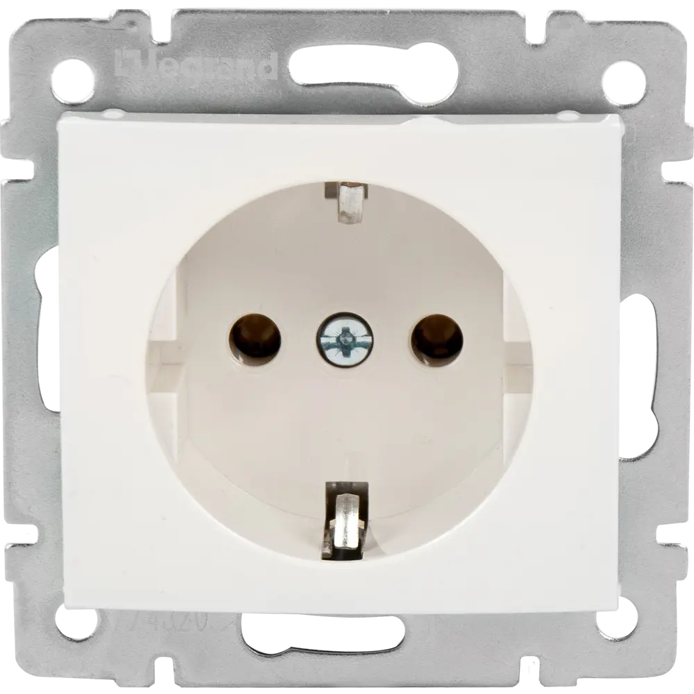 Legrand Valena Classic - розетка с заземлением и защитными шторками, слоновая кость 82127083 STLM-0019935