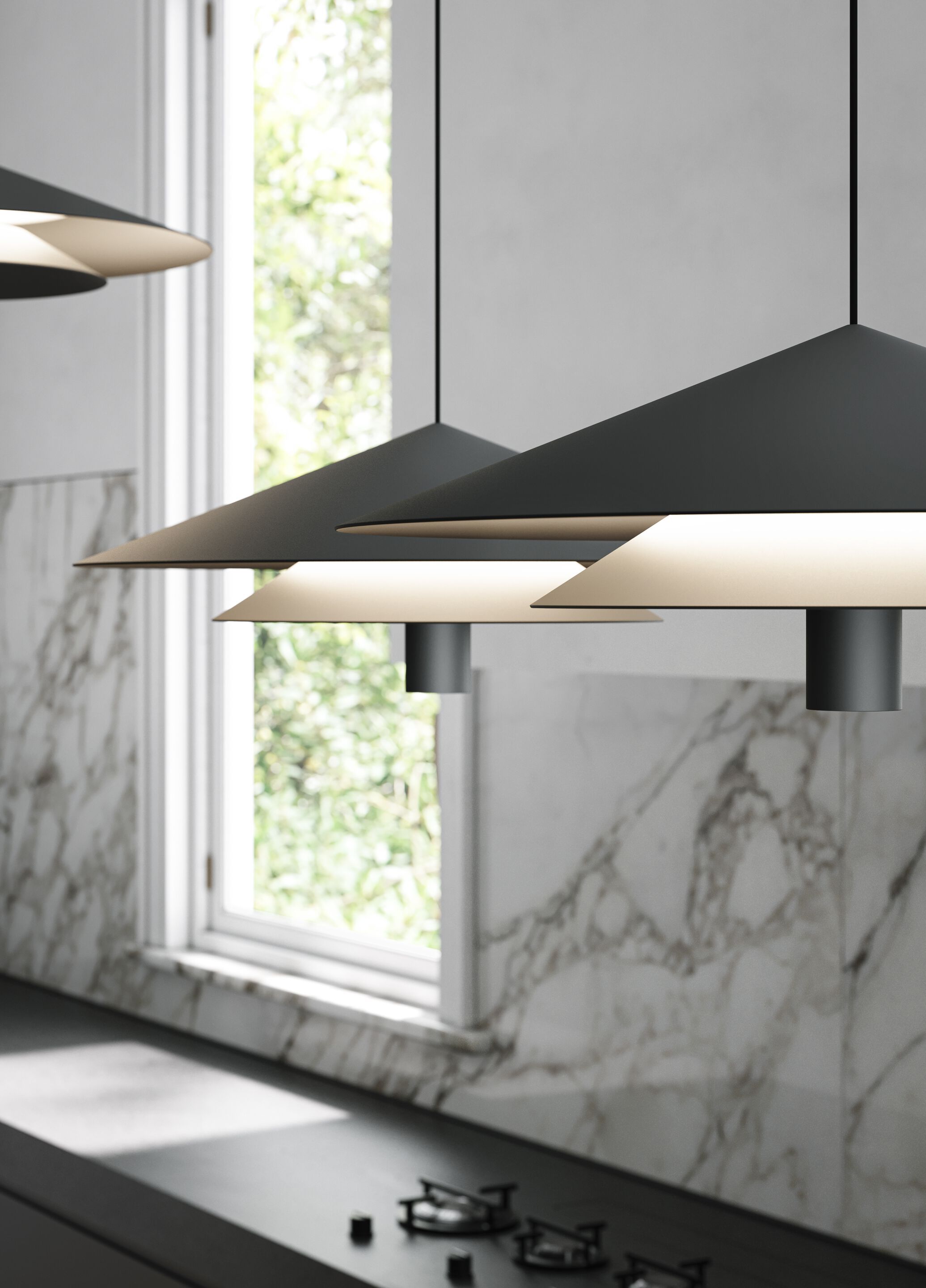 Алюминиевый светодиодный подвесной светильник Karman ASSO ARCH-00006626 - Вид №4