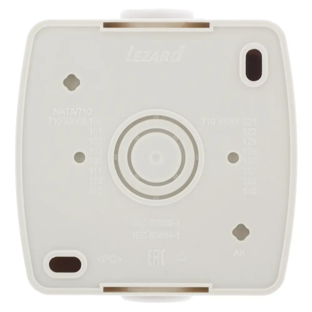 Выключатель накладной Lezard Nata 2 клавиши, цвет кремовый STLM-2049474 - Вид №1