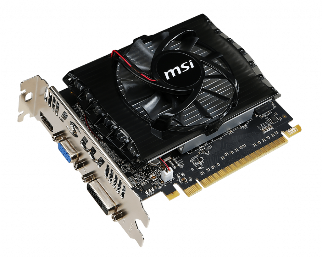 N730-2GD3V2 Vga nvidia geforce gt 730, 2gb gddr3/128-bit, pci-ex16 2.0,dvi-dx1,d-sub x 1, 1xhdmi, atx, 2-slot cooler, retail MSI Santreyd 