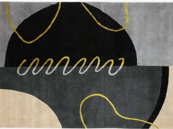 Прямоугольный ковер ручной работы Deirdre Dyson 2010 ARCH-00083301