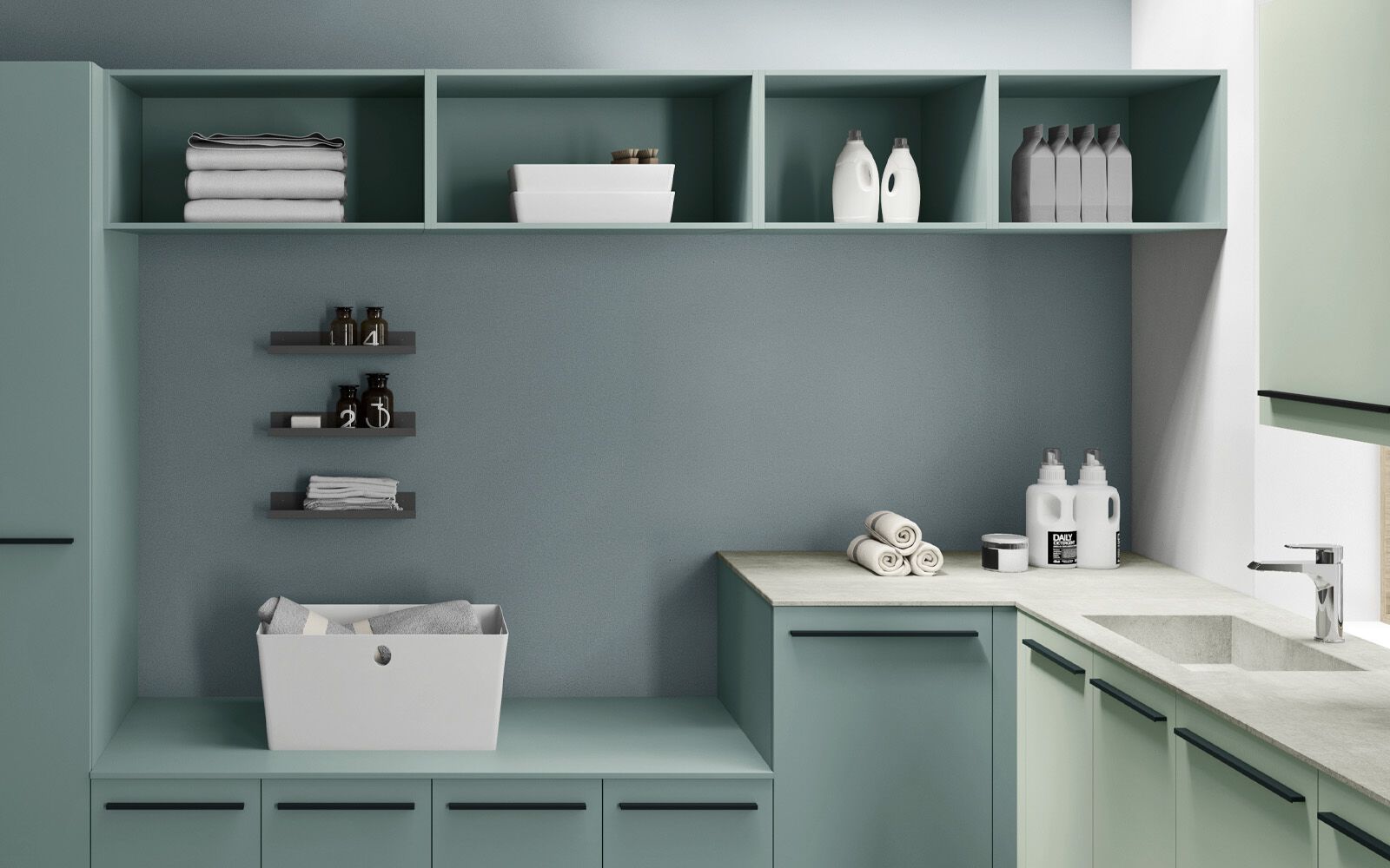 Деревянный шкаф для белья с распашными дверцами Gruppo Geromin магазин ARCH-00057344 - Вид №2