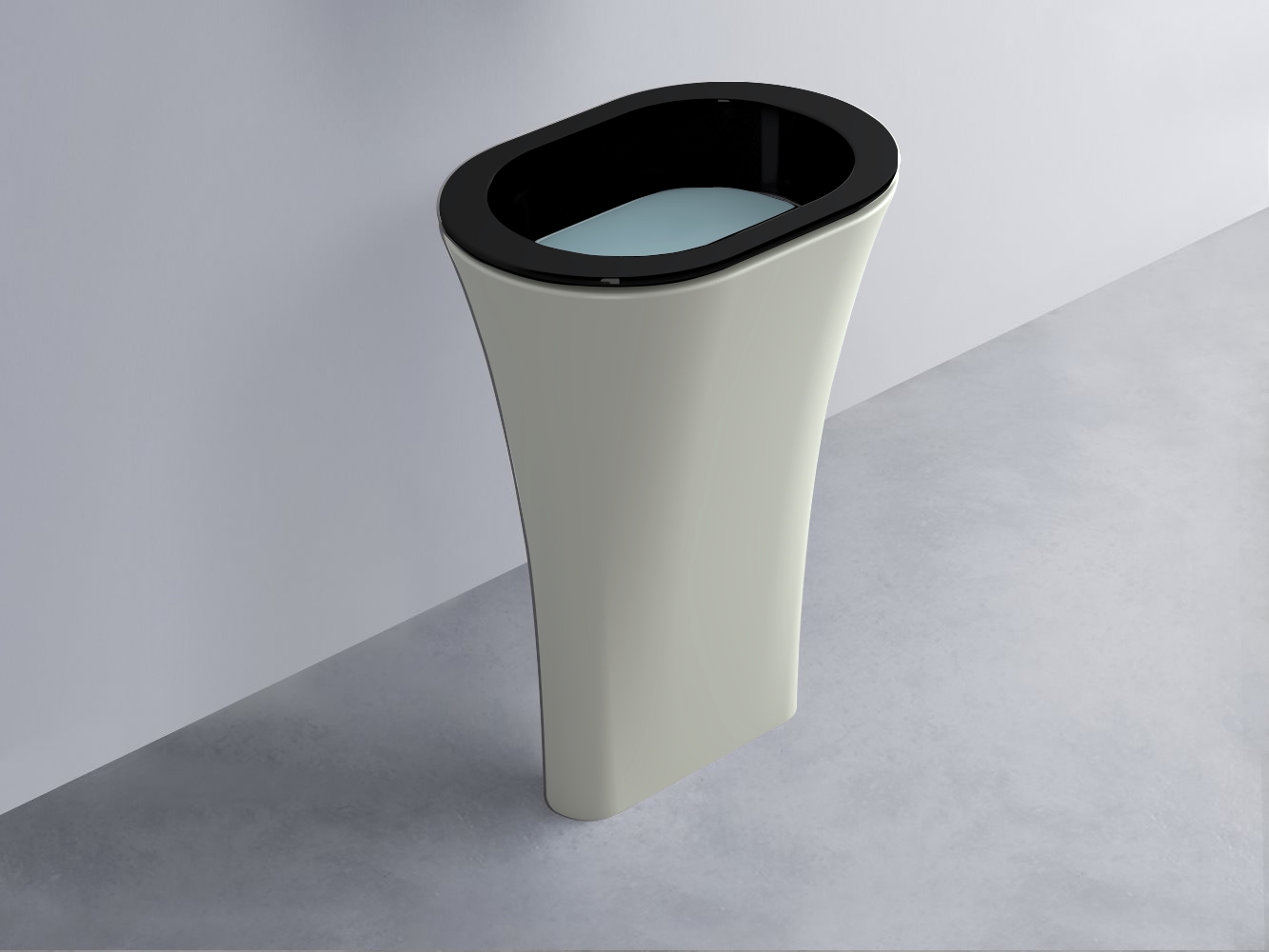 AMLA65-N+AMPILO-PL+AMCOLO-PM Раковина Amedeo Ovale отдельностоящая cielo Enjoy + Amedeo Ceramica Cielo