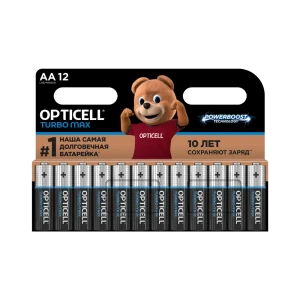 Батарейка алкалиновая Opticell Turbo Max LR03 AA 12 шт.