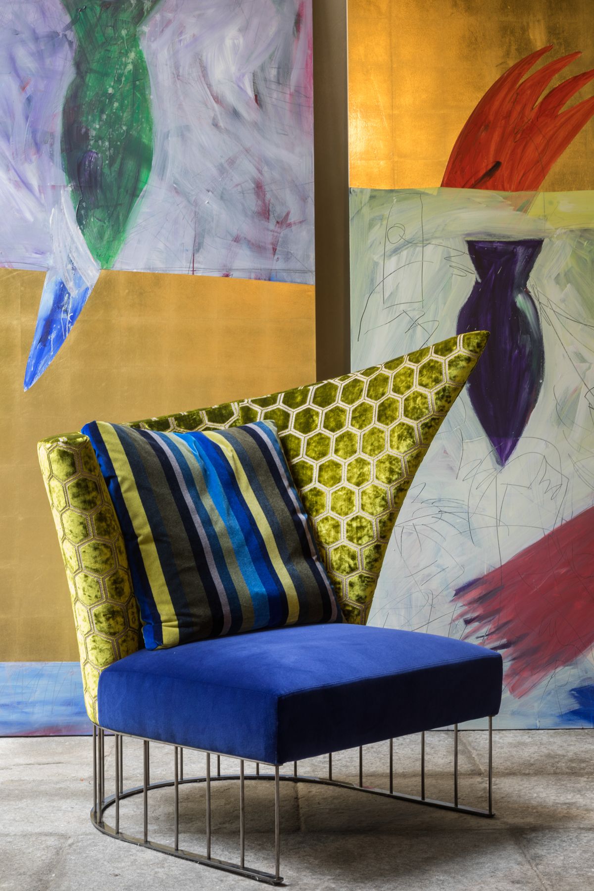 Тканевое кресло ERBA ITALIA VIRGOLA ARCH-00112877 - Вид №4