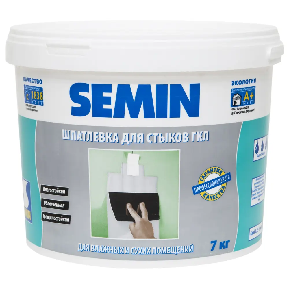Финишпаста полимерная Semin Sem-Joint Hydro, 7 кг STLM-2202011