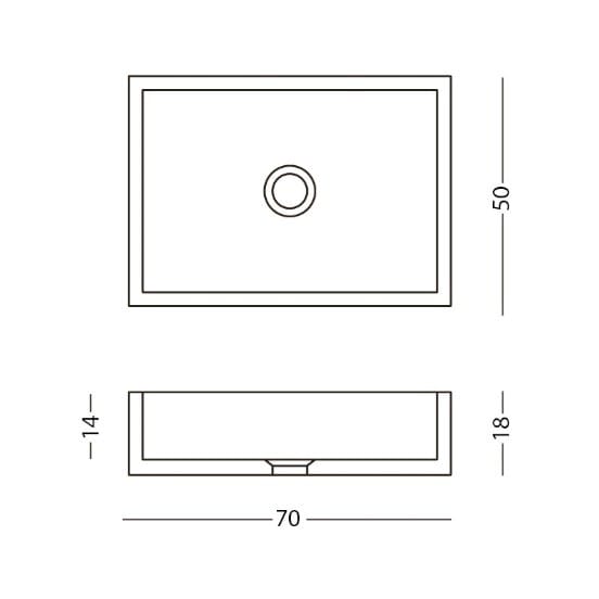 Прямоугольная столешница из камня Лечче PIMAR L9 ARCH-00007712 - Вид №1