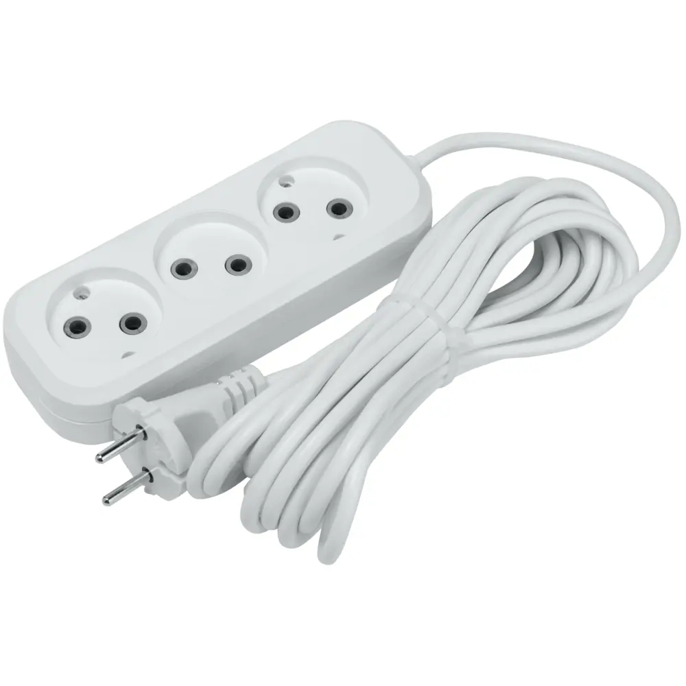 Удлинитель без заземления 3 розетки 7 м Santreyd STLM-2060485