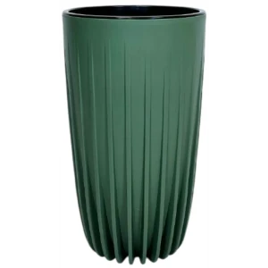 Кашпо Evergreen Design Сигма 28x30x53 см v17 л пластик нефрит