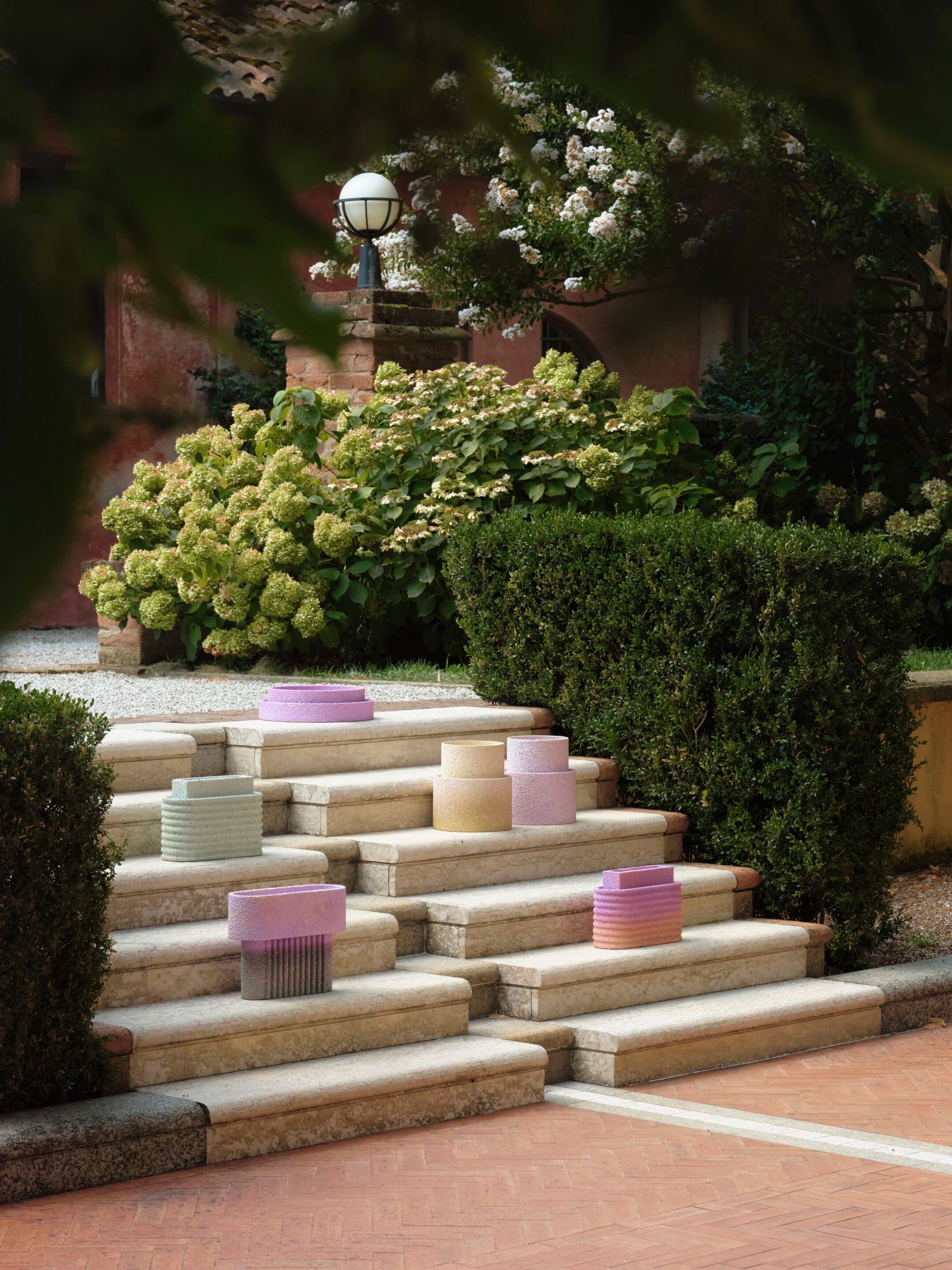 Круглая ваза Cimento® шпили ARCH-00044199 - Вид №1