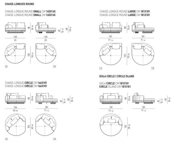 Ткань диван Minotti Коннери ARCH-00140023 - Вид №16