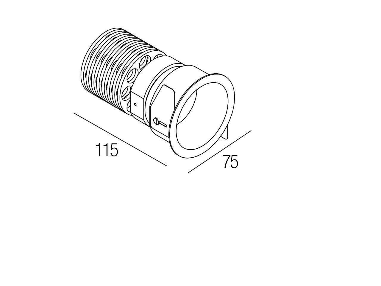 Утопленный светодиодный прожектор Flexalighting FRANNY 20 ARCH-00011639