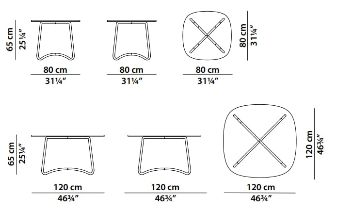 Палладианский каменный садовый стол Baxter ARCH-00025978 - Вид №4