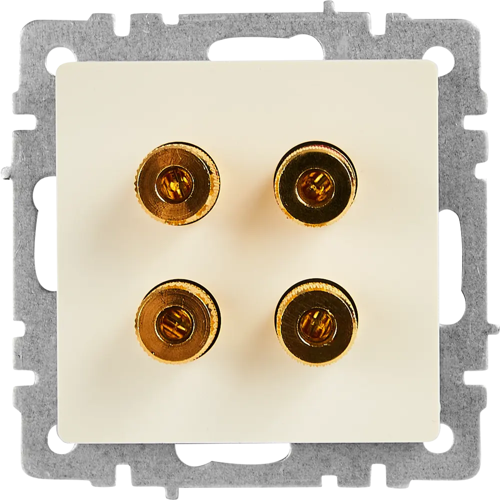 Аудиорозетка IEK Brite для подключения акустики и наушников 87761498 STLM-1462388