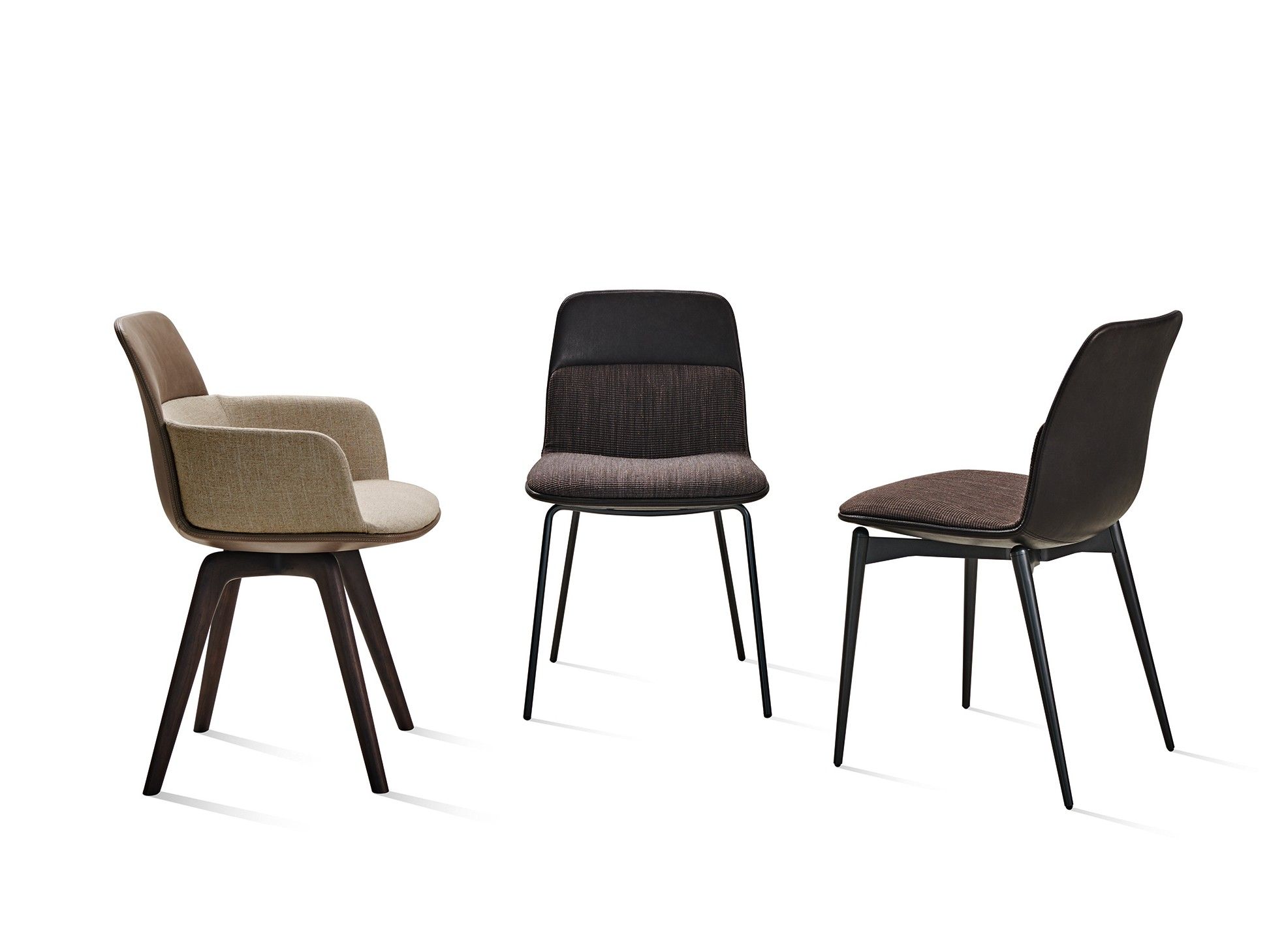 Мягкий стул с подлокотниками Molteni & C BARBICAN ARCH-00117949 - Вид №1