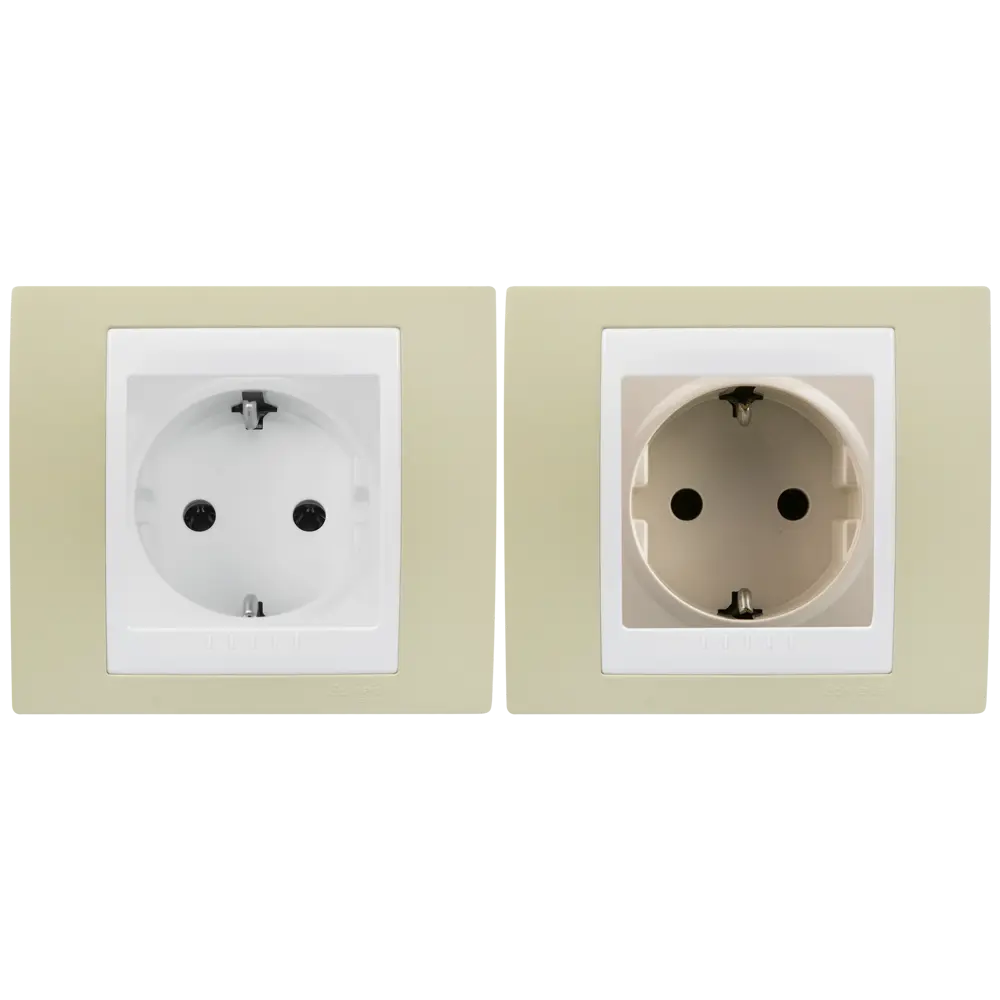 Рамка для розеток и выключателей Systeme Electric Unica 1 пост, цвет зелёное яблоко STLM-2003240 - Вид №1