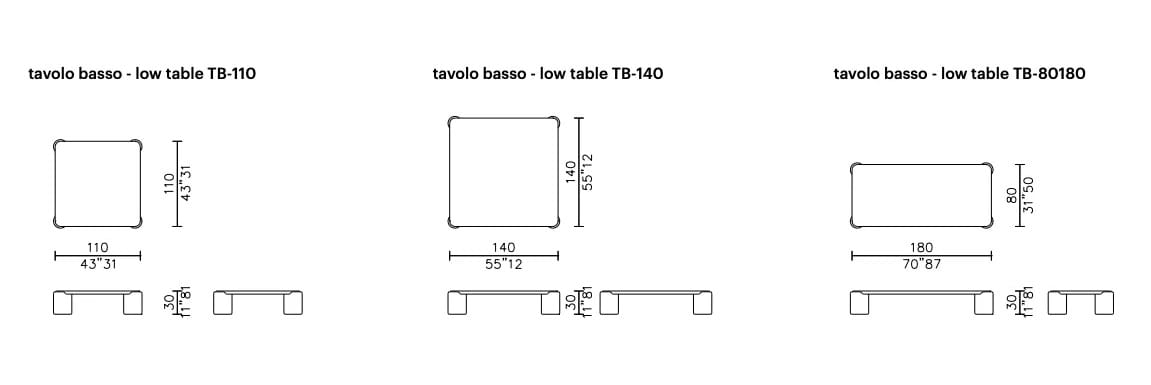 Низкий деревянный журнальный столик Meridiani Frank ARCH-00121228 - Вид №9