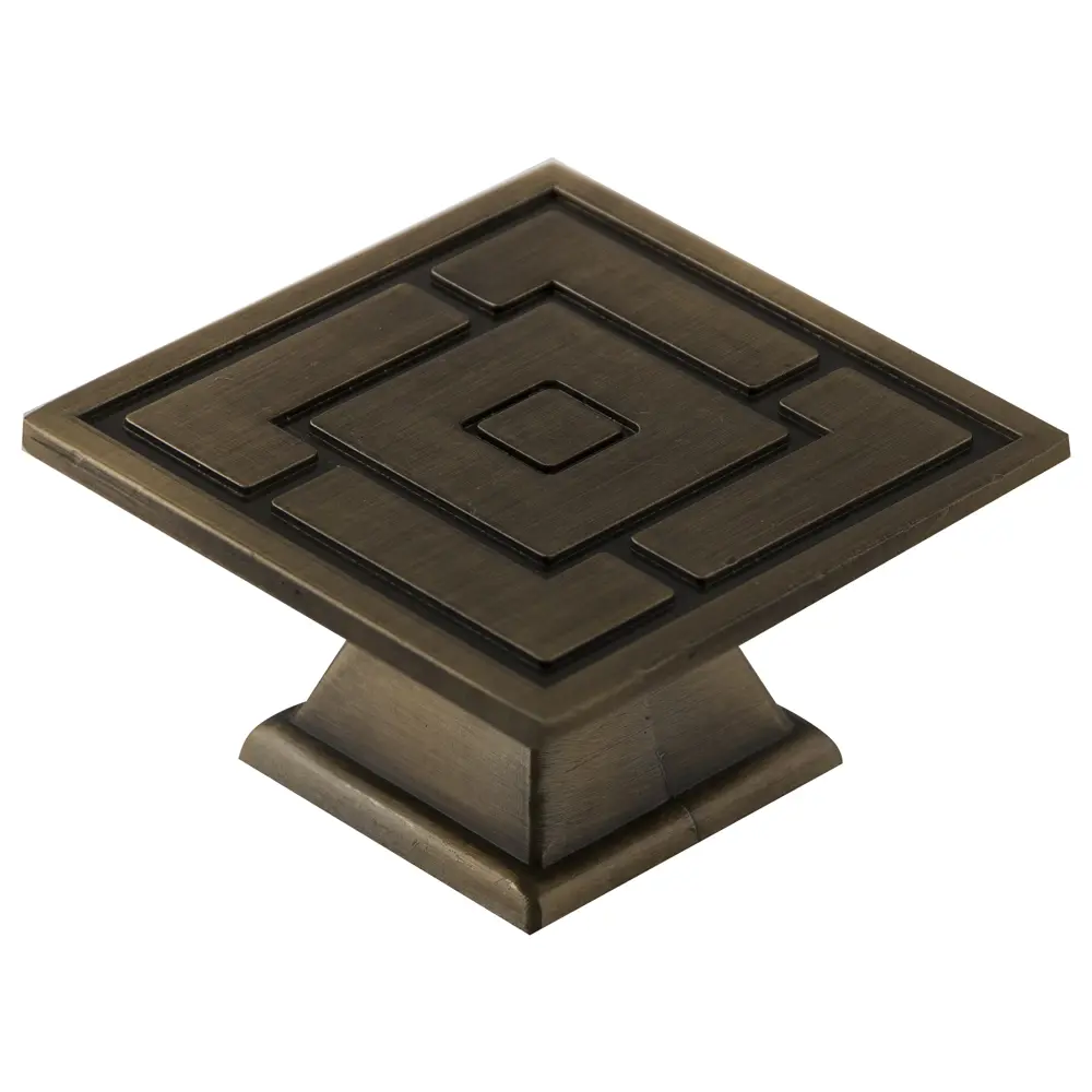 Мебельная ручка-кнопка Kerron бронза STLM-2050873