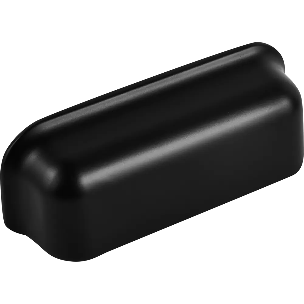 Мебельная ручка-ракушка матовый черный 96 мм Jet STLM-2070495