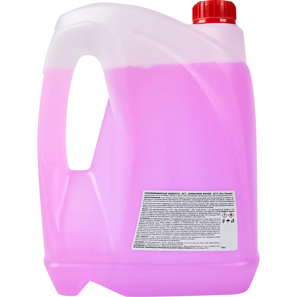 Зимняя стеклоомывающая жидкость без метанола Fox Chemie -20°C 4 л STLM-2157122 - Вид №1