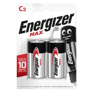Батарейка алкалиновая Energizer Max C/LR14, 2 шт.
