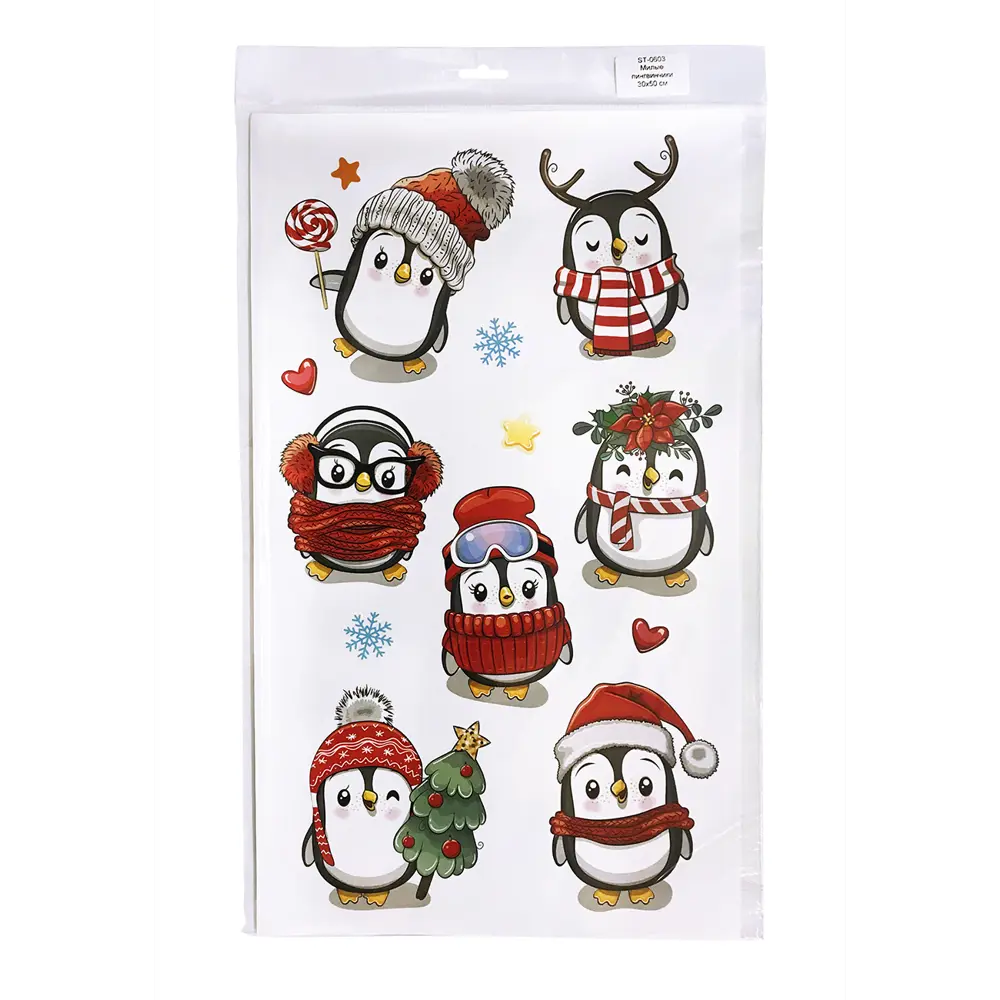 Наклейка Милые пингвинчики ST-0603 30x50см 1 шт DIVINO STLM-2182966 - Вид №2