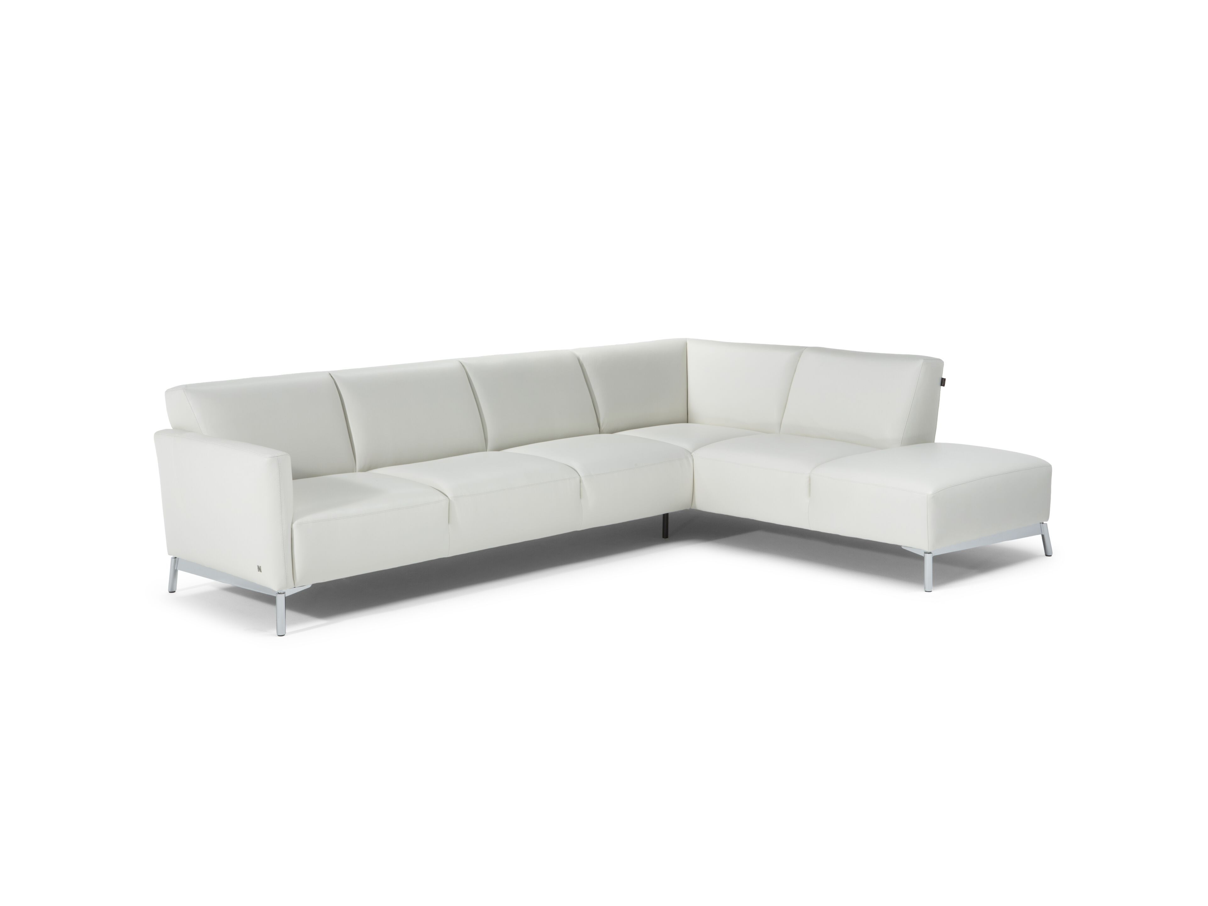 Кожаный угловой диван Natuzzi Italia стрейч ARCH-00055575 - Вид №1