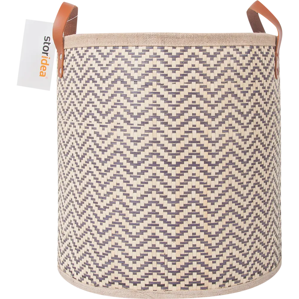 Корзина мягкая Kub HAP8549, 34х36х34 см, 36 л, пальмовое волокно STORIDEA STLM-2190692 - Вид №4