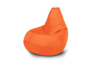 16437356 Кресло-мешок Груша Оранжевый, размер Компакт, оксфорд bm_021 mypuff