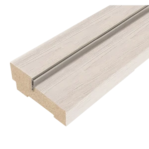 Дверная коробка ламинация финиш-бумага цвет ясень бежевый 2070x70x26 мм (комплект 3 шт.)