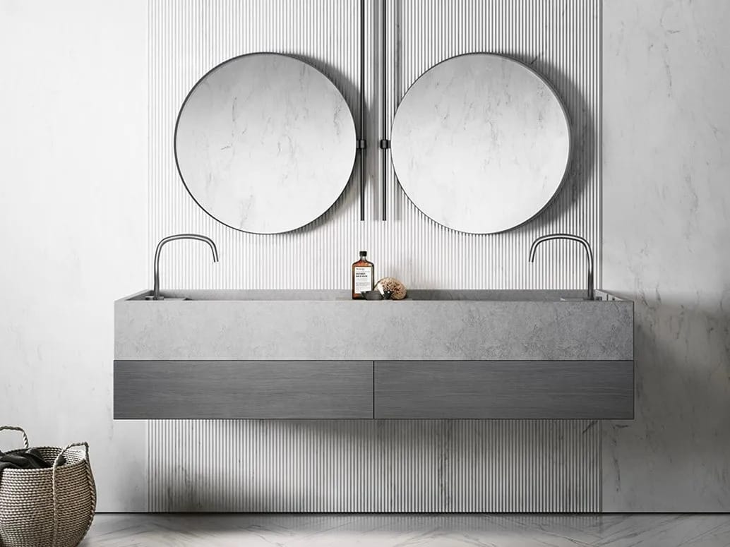 Прямоугольная двойная подвесная раковина COCOON Piet Boon ARCH-00022194