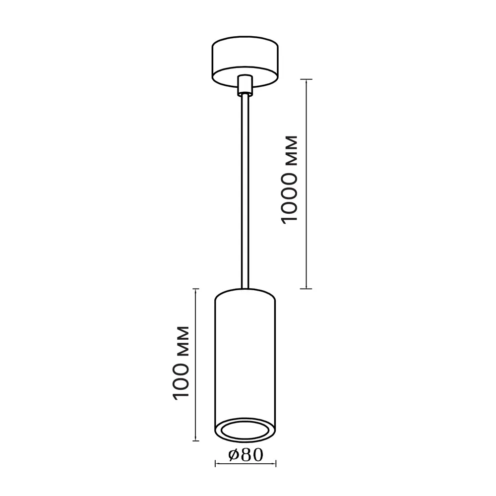 Спот точечный подвесной Ritter Arton 59983 8 GU10 цвет черный STLM-2096517 - Вид №12