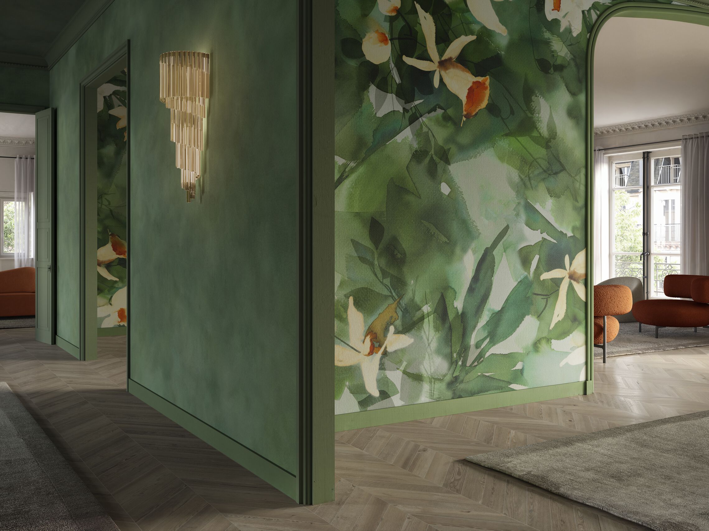 Обои с цветочными мотивами GLAMORA Creative Collection Chapter XV ARCH-00008037