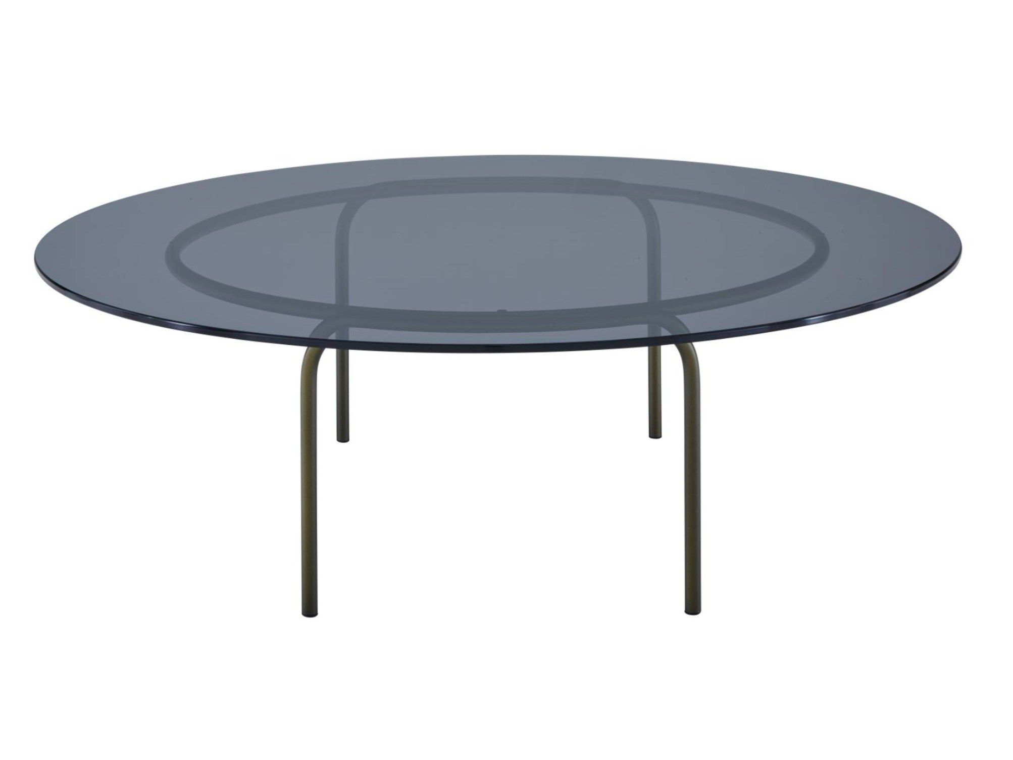 Круглый низкий журнальный столик из закаленного стекла Ligne Roset LIAM ARCH-00104192