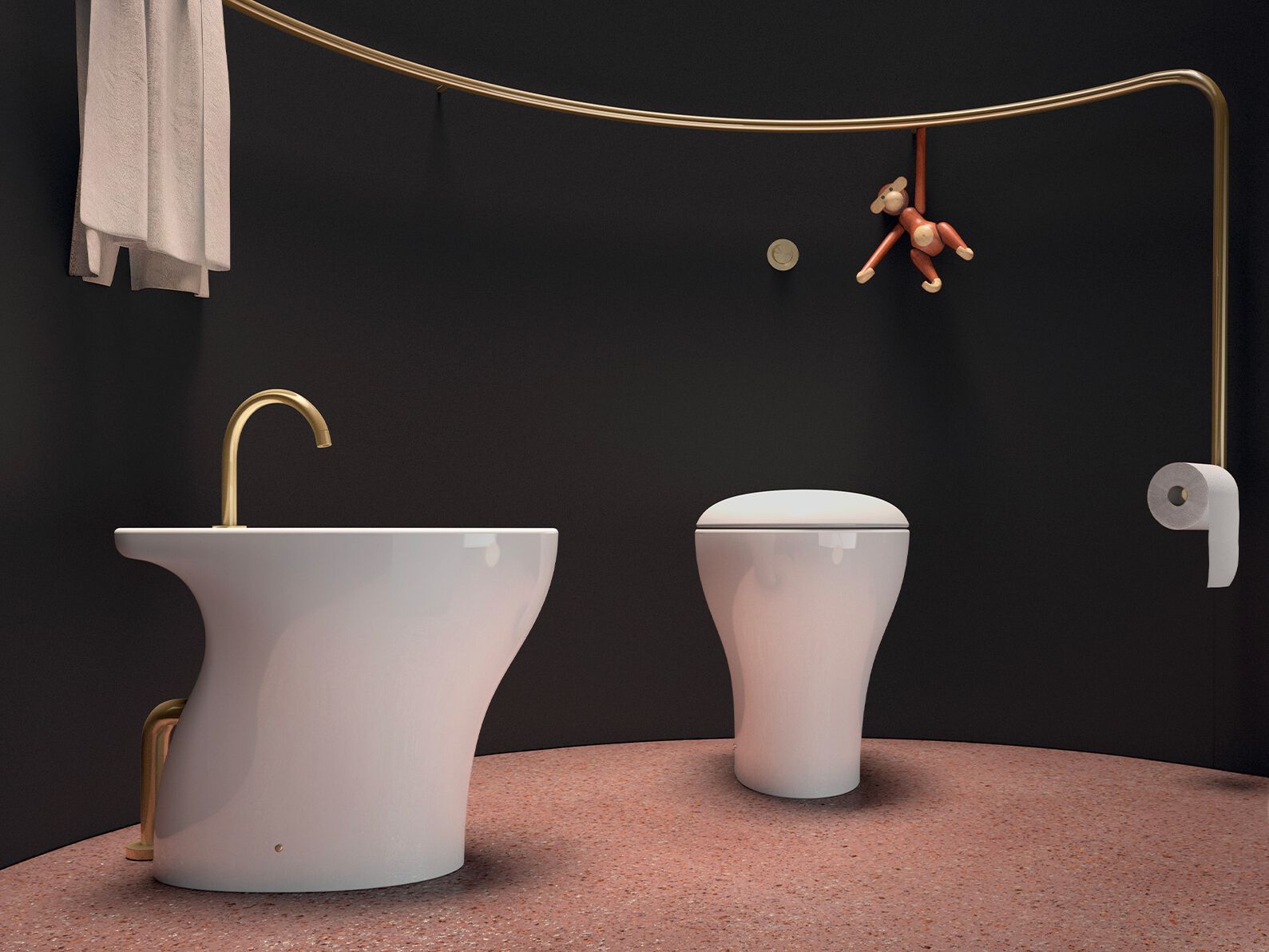 Керамическая напольная сантехника Domus Falerii Rascalzone Light ARCH-00117865