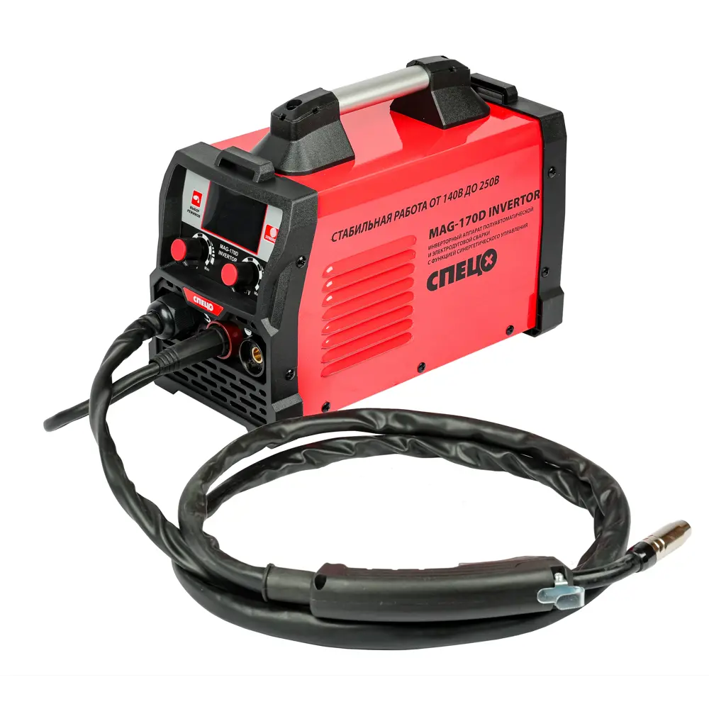 Сварочный полуавтомат СПЕЦ MAG-170D для профессиональной сварки MIG/MAG и MMA 89439260 STLM-1576332