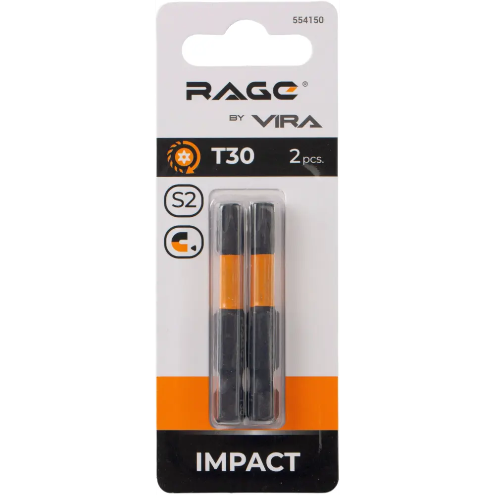 Ударная бита RAGE T30x50 мм для профессионального монтажа (2 шт) 89361512 STLM-0843594 - Вид №2