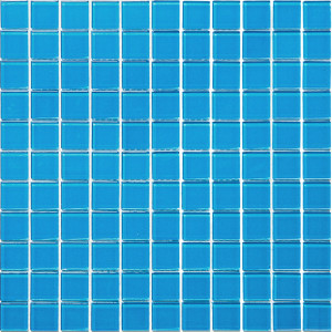 Декоративная мозаика A-143-25-300x300 30x30см стекло цвет голубой NATURAL Color Palette
