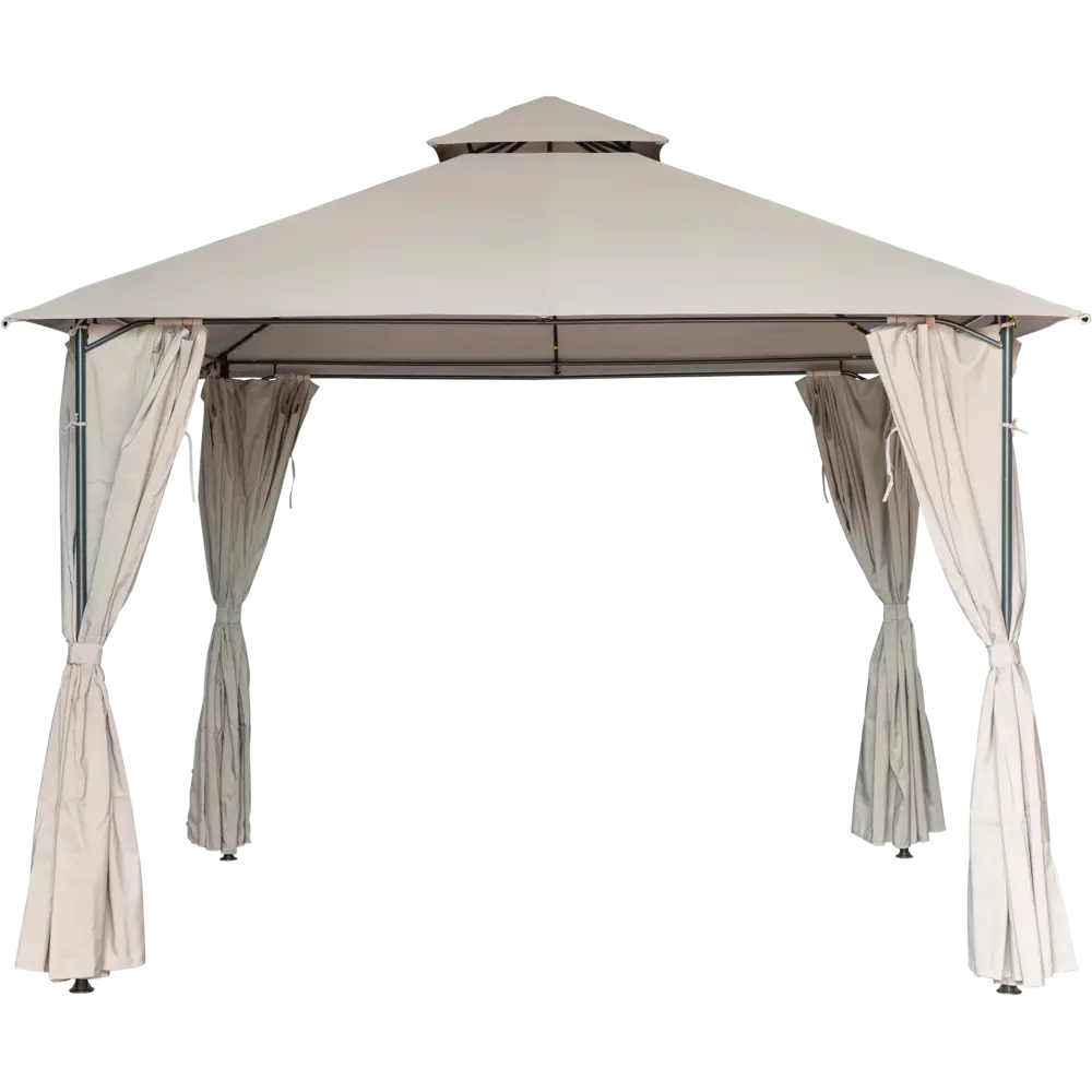 Беседка NATERIAL Oxis 300x300 см с защитой от солнца и москитов 82232755 STLM-1573818 - Вид №1