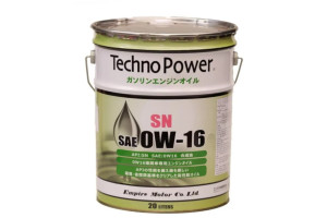 16949923 Моторное синтетическое масло SN 0W16 20 литров TP-LP100 Techno Power