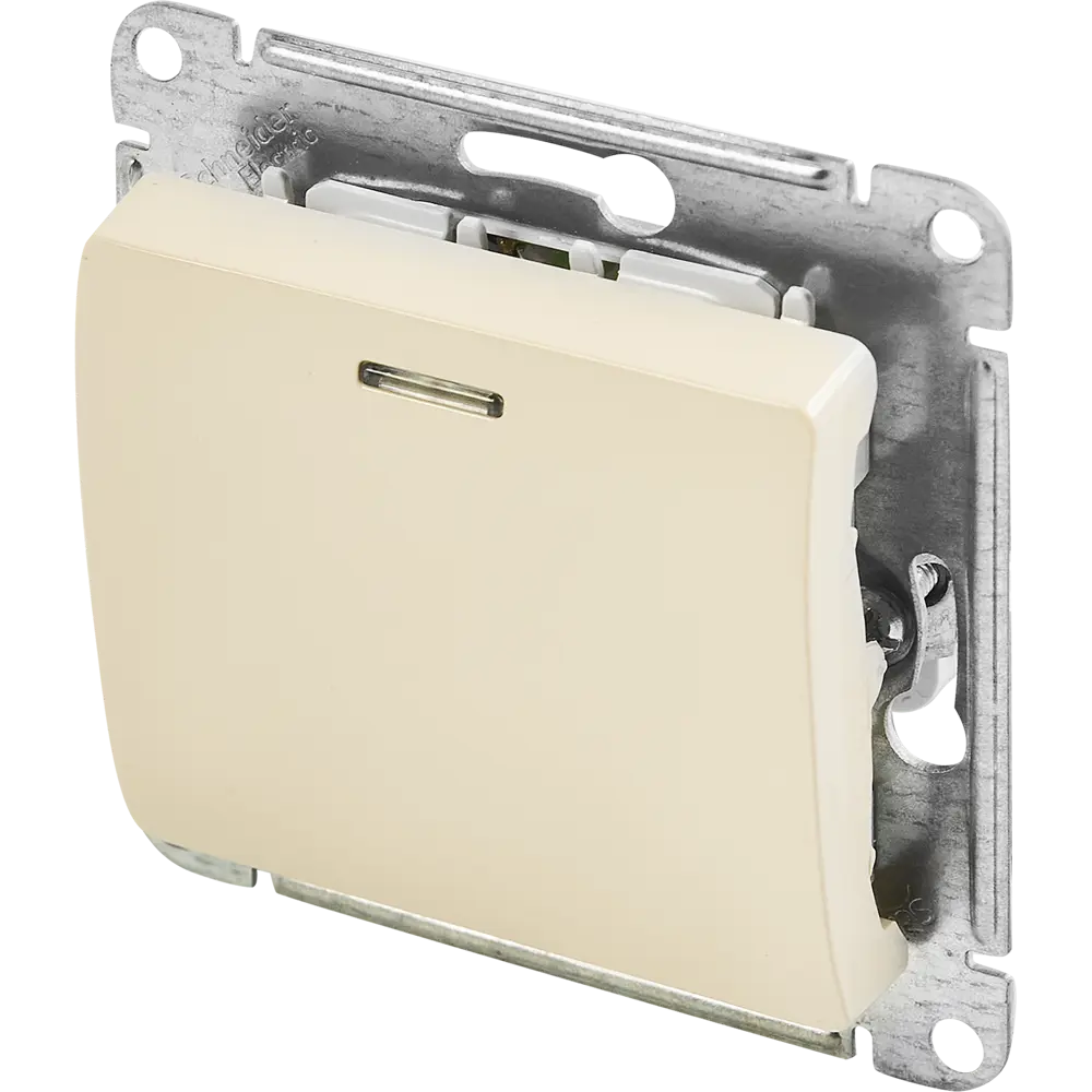 Schneider Electric Glossa - элегантный выключатель для современного интерьера 86710522 STLM-0070864