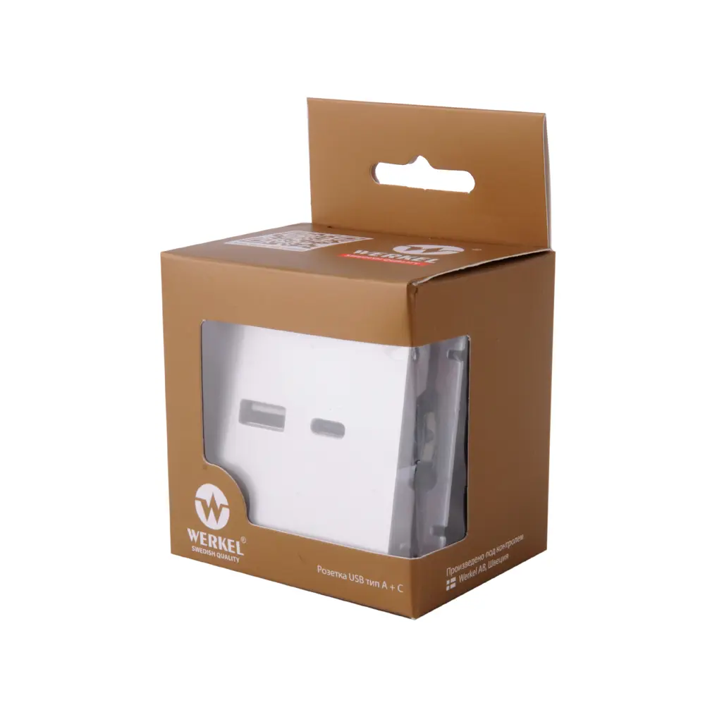 Розетка USB встраиваемая Werkel W1171806 серебряный Встраиваемые механизмы STLM-2051505 - Вид №2