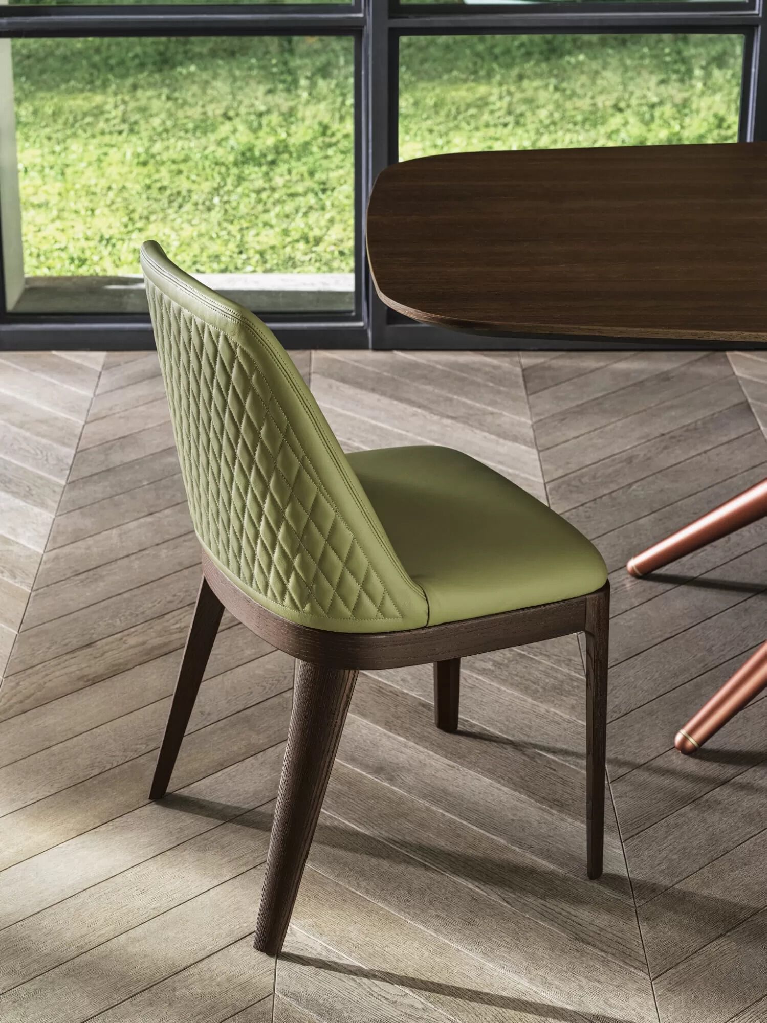 Обеденный стол из нержавеющей стали и SuperMarmo Bontempi Casa BRIDGE ARCH-00133950 - Вид №9