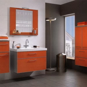 Комплект мебели Pelipal Berry, Стекло оранжевое, 300/900/600 мм