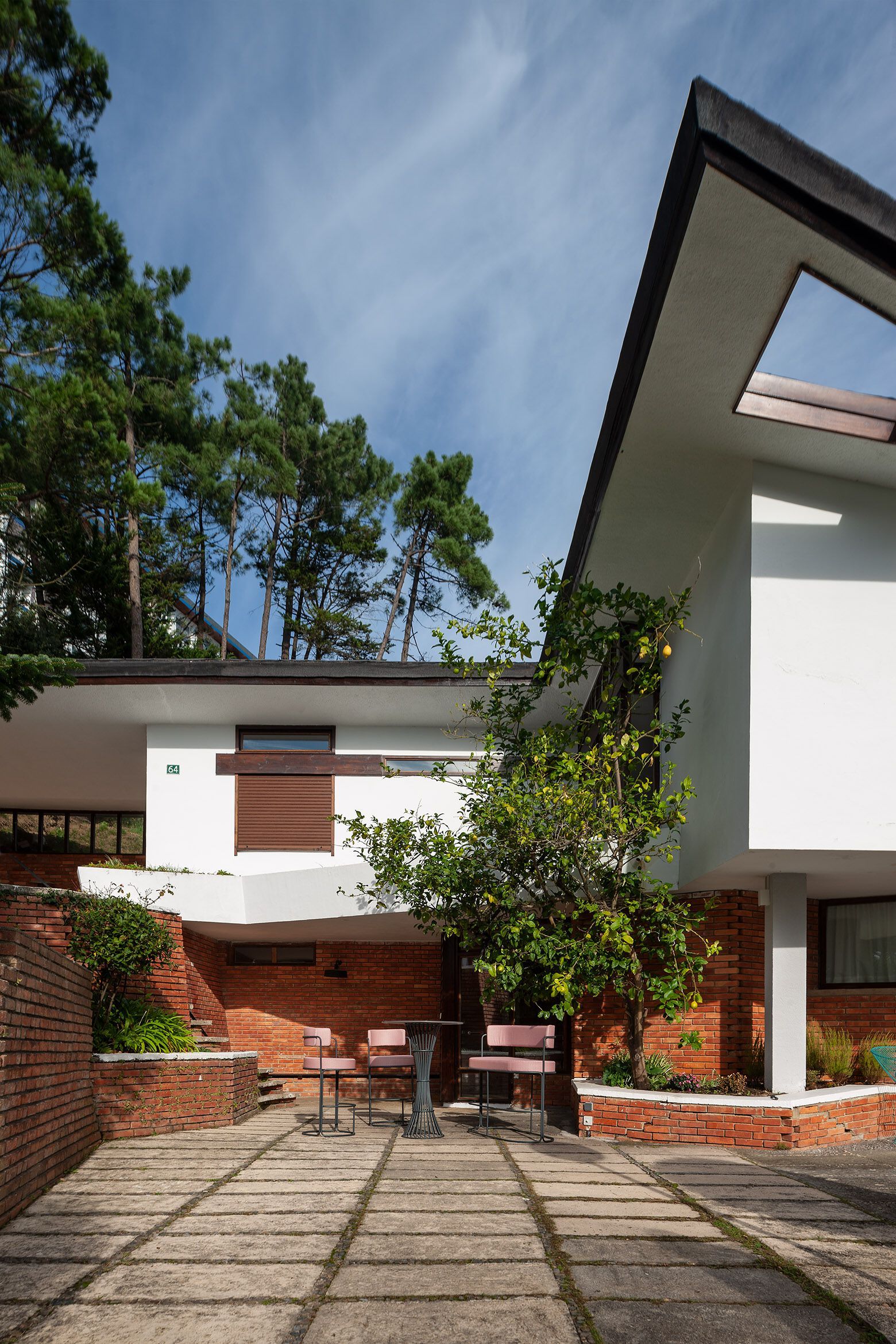 Стальной высокий садовый стул со спинкой iSimar Paradiso ARCH-00089697 - Вид №8